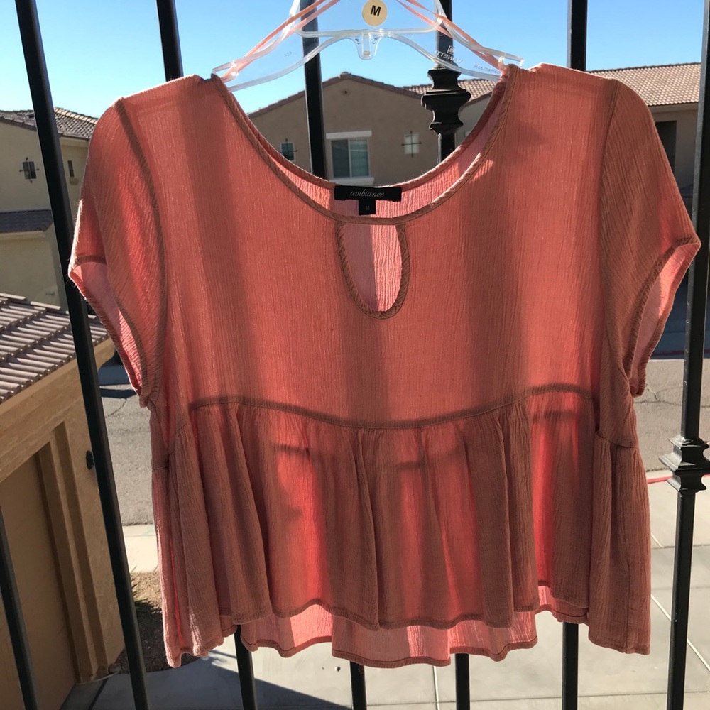 Pink blouse